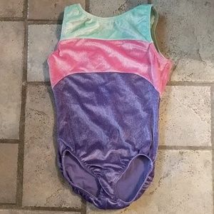 GK Sparkle Pastel Adult Small Leotard